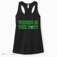 Where Is The Pot Gold Shamrock Funny St Patricks Day Women's Tank Top thumb 0