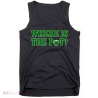 Where Is The Pot Gold Shamrock Funny St Patricks Day Tank Top thumb 0
