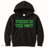 Where Is The Pot Gold Shamrock Funny St Patricks Day Kids Hoodie thumb 0