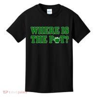 Where Is The Pot Gold Shamrock Funny St Patricks Day Kids T-Shirt thumb 0