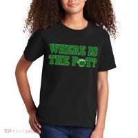 Where Is The Pot Gold Shamrock Funny St Patricks Day Kids T-Shirt thumb 2