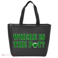 Where Is The Pot Gold Shamrock Funny St Patricks Day Tote Bag thumb 0
