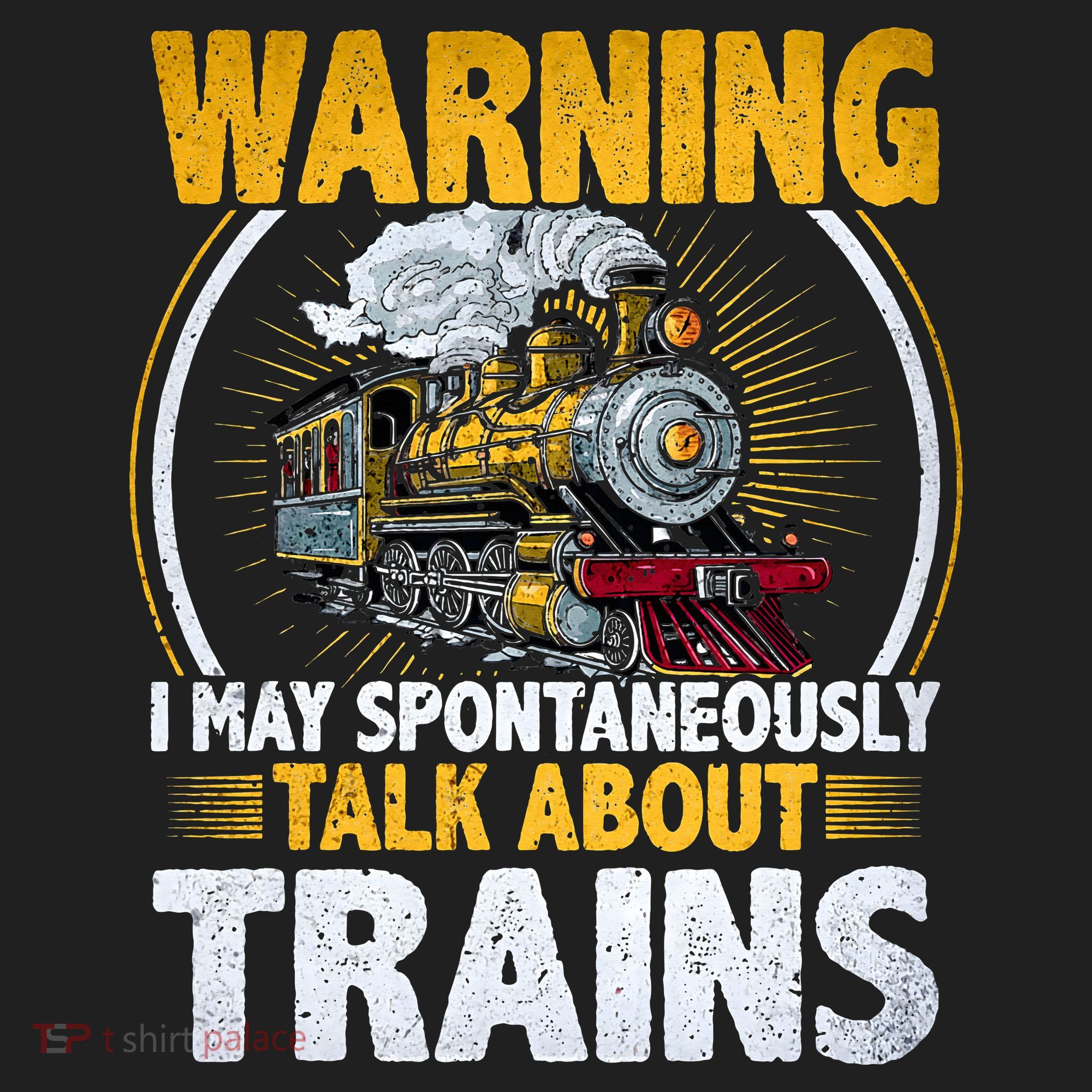 Warning I Talk About Trains Railroad Trainspotter Beanie