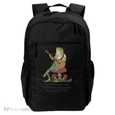 Wind In The Willows Toad Quote Kenneth Grahame Cottagecore Gift Backpack