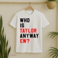 Who Is Taylor Anyway Ew Girl Taylor First Name Groovy 80S T-Shirt thumb 2