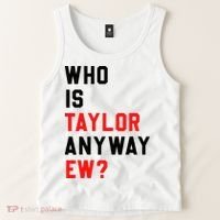 Who Is Taylor Anyway Ew Girl Taylor First Name Groovy 80S Tank Top thumb 2