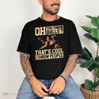 Wrestling I Throw People Funny Gift For Wrestler Backside Comfort Colors T-Shirt thumb 3
