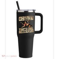 Wrestling I Throw People Funny Gift For Wrestler Backside 40oz Vacuum Insulated Stainless Steel Travel Tumbler thumb 0