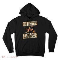 Wrestling I Throw People Funny Gift For Wrestler Backside Tall Hoodie thumb 0