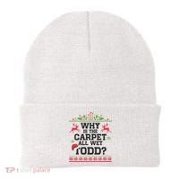 Why Is The Carpet All Wet, TODD Ugly Christmas Sweater Beanie thumb 0