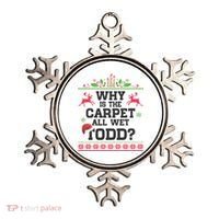 Why Is The Carpet All Wet, TODD Ugly Christmas Sweater Ornament thumb 0