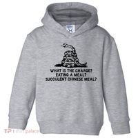 What Is The Charge Eating A Meal A Succulent Chinese Meal Toddler Hoodie thumb 0