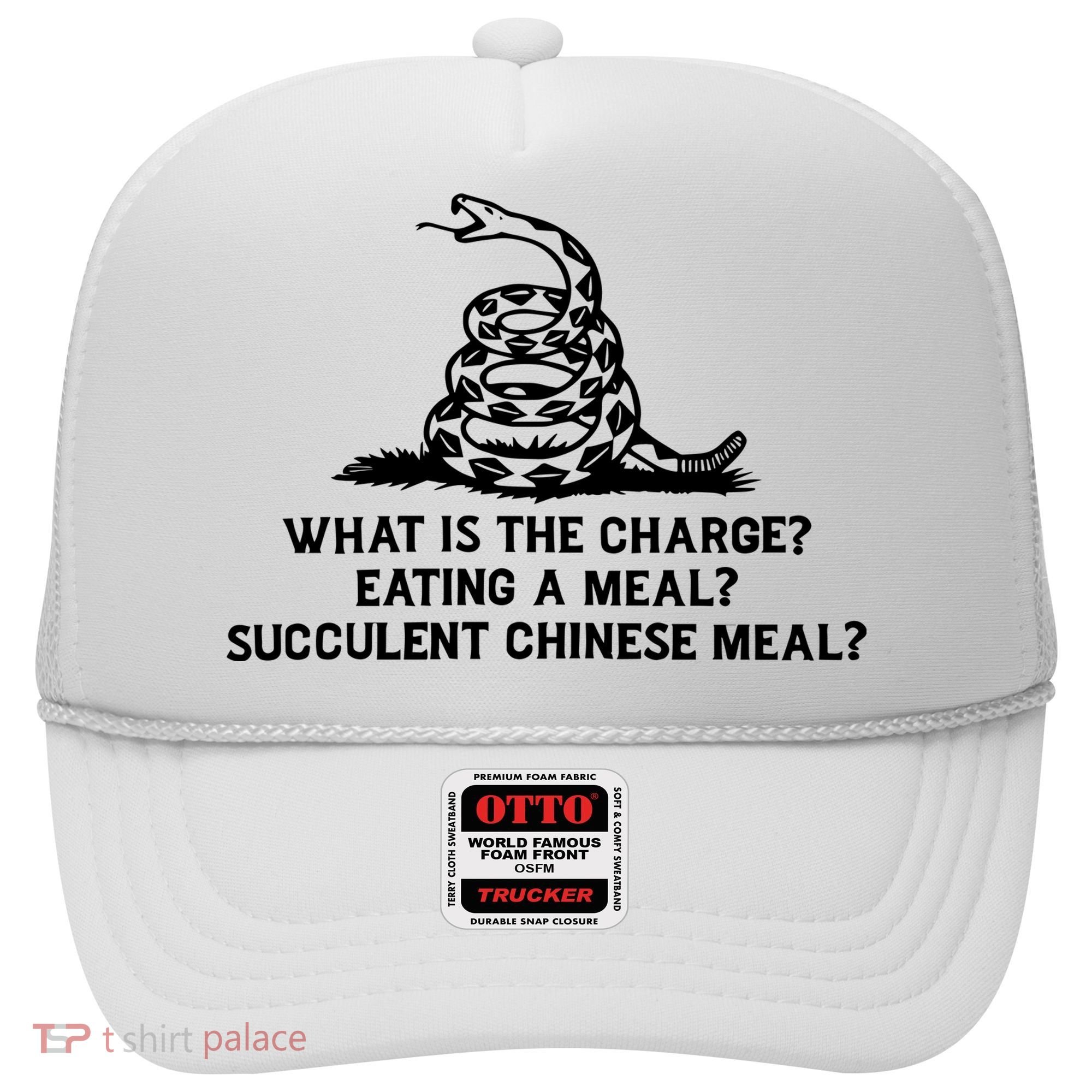 What Is The Charge Eating A Meal A Succulent Chinese Meal Hat