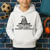 What Is The Charge Eating A Meal A Succulent Chinese Meal Kids Hoodie thumb 2