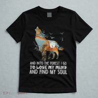 Wolf Into The Forest I Go To Lose My Mind And Find My Soul T-Shirt thumb 5