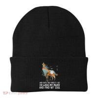 Wolf Into The Forest I Go To Lose My Mind And Find My Soul Beanie thumb 0