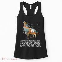 Wolf Into The Forest I Go To Lose My Mind And Find My Soul Women's Tank Top thumb 0