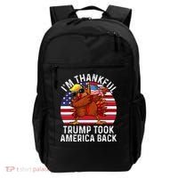 Winner IM Thankful Trump Won Took America Back Thanksgiving Backpack thumb 0