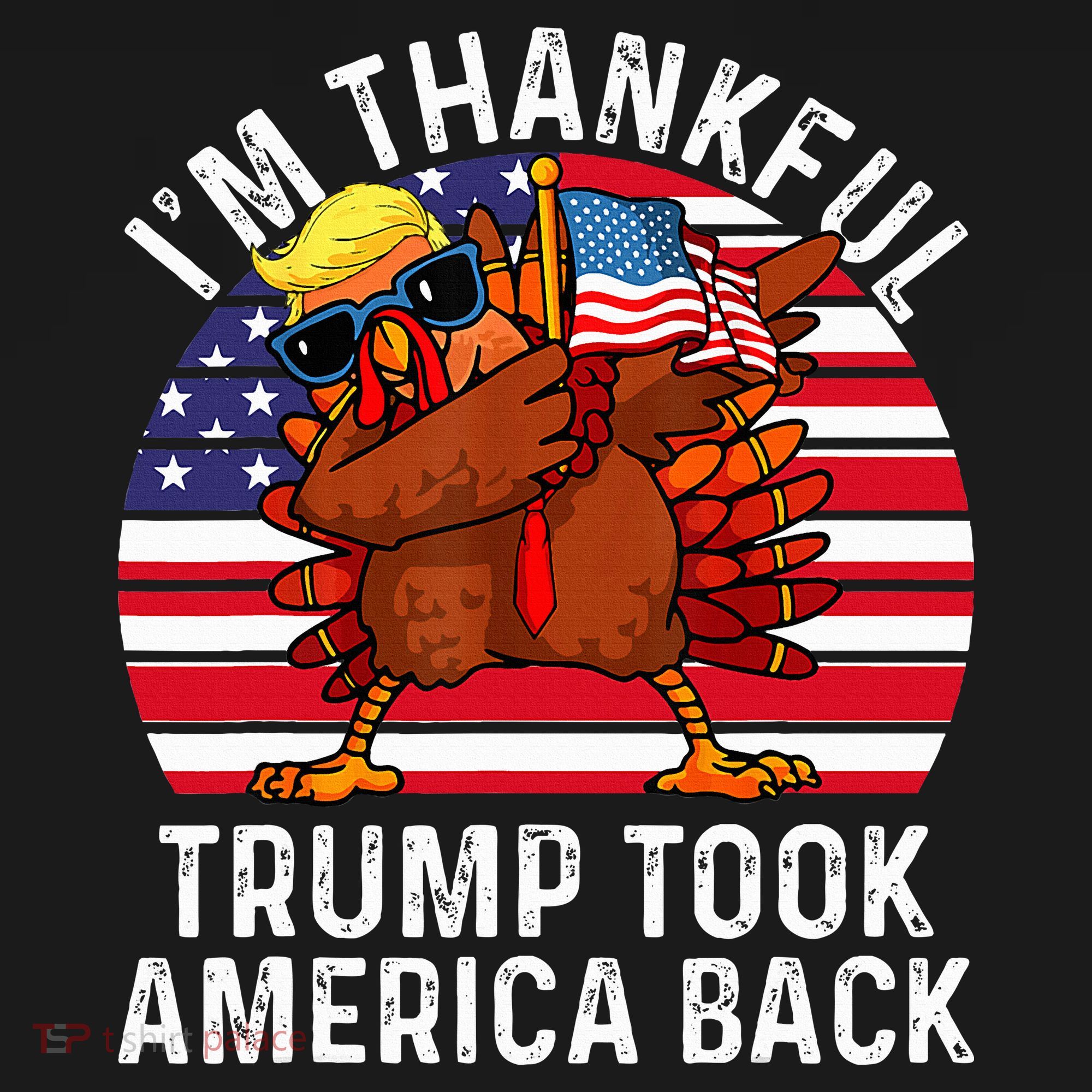 Winner IM Thankful Trump Won Took America Back Thanksgiving Women's Hoodie