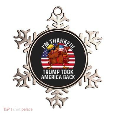 Winner IM Thankful Trump Won Took America Back Thanksgiving Ornament