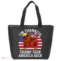 Winner IM Thankful Trump Won Took America Back Thanksgiving Tote Bag thumb 0