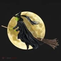 Witch and The Moon Long Sleeve Shirt thumb 2