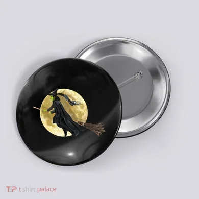 Witch and The Moon Button