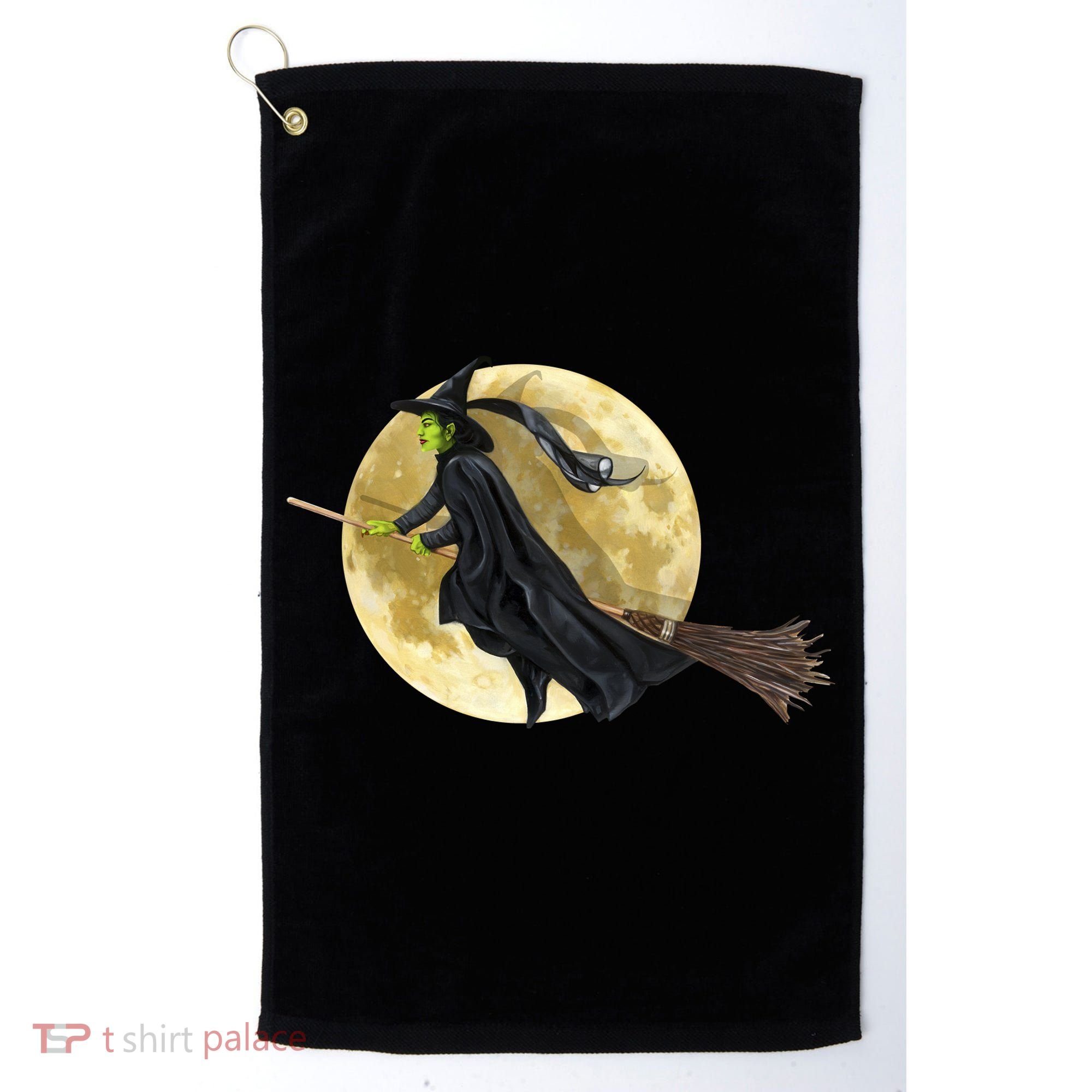Witch and The Moon Golf Towel