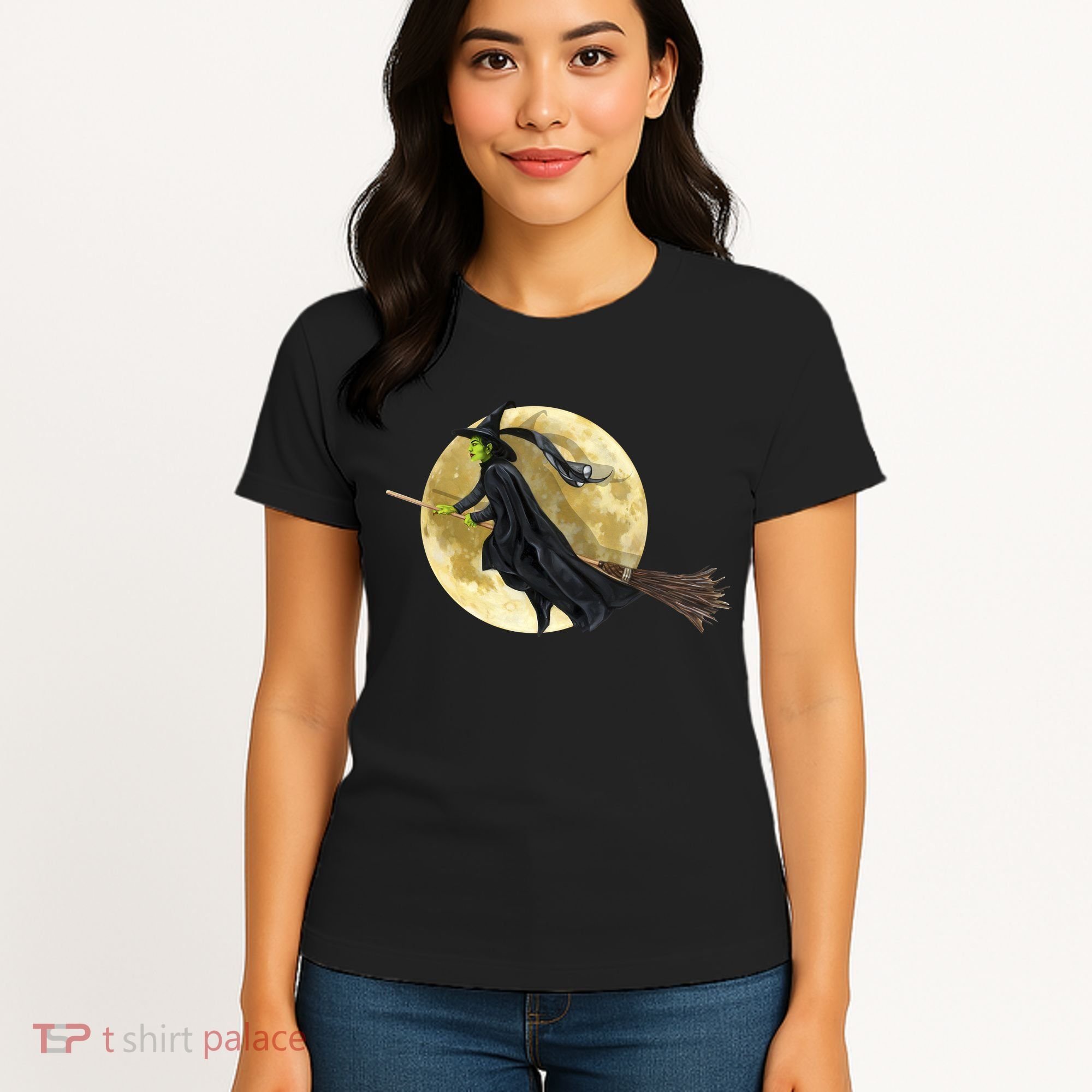 Witch and The Moon Women's T-Shirt