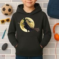 Witch and The Moon Kids Hoodie thumb 2