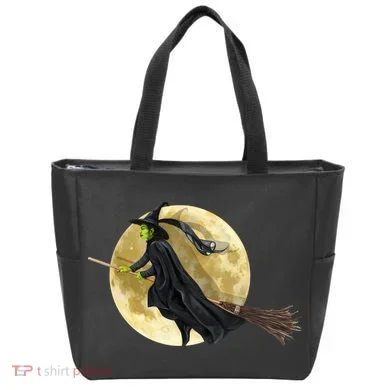 Witch and The Moon Tote Bag