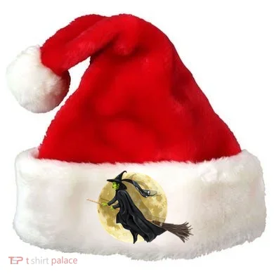 Witch and The Moon Santa Hat