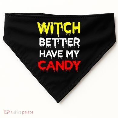 Witch Better Have My Candy USA-Made Doggie Bandana