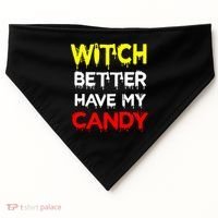 Witch Better Have My Candy USA-Made Doggie Bandana thumb 0