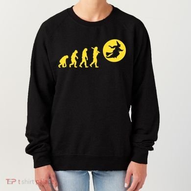 Witch Evolution Funny Halloween Women's Sweatshirt