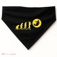 Witch Evolution Funny Halloween USA-Made Doggie Bandana thumb 0