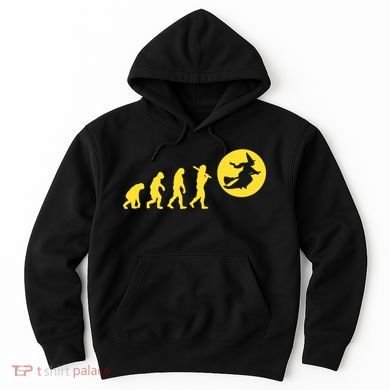 Witch Evolution Funny Halloween Hoodie