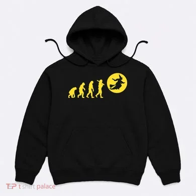 Witch Evolution Funny Halloween Hoodie