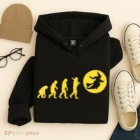 Witch Evolution Funny Halloween Hoodie thumb 4