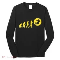 Witch Evolution Funny Halloween Long Sleeve Shirt thumb 0