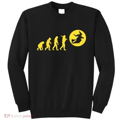 Witch Evolution Funny Halloween Sweatshirt