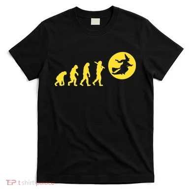 Witch Evolution Funny Halloween T-Shirt