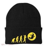 Witch Evolution Funny Halloween Beanie thumb 0