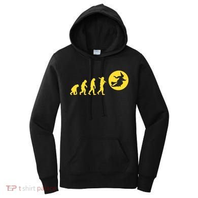 Witch Evolution Funny Halloween Women's Hoodie
