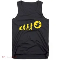 Witch Evolution Funny Halloween Tank Top thumb 0