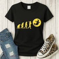 Witch Evolution Funny Halloween Women's T-Shirt thumb 3