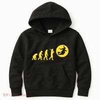 Witch Evolution Funny Halloween Kids Hoodie thumb 0