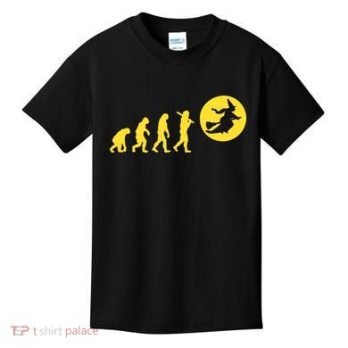 Witch Evolution Funny Halloween Kids T-Shirt