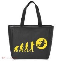 Witch Evolution Funny Halloween Tote Bag thumb 0