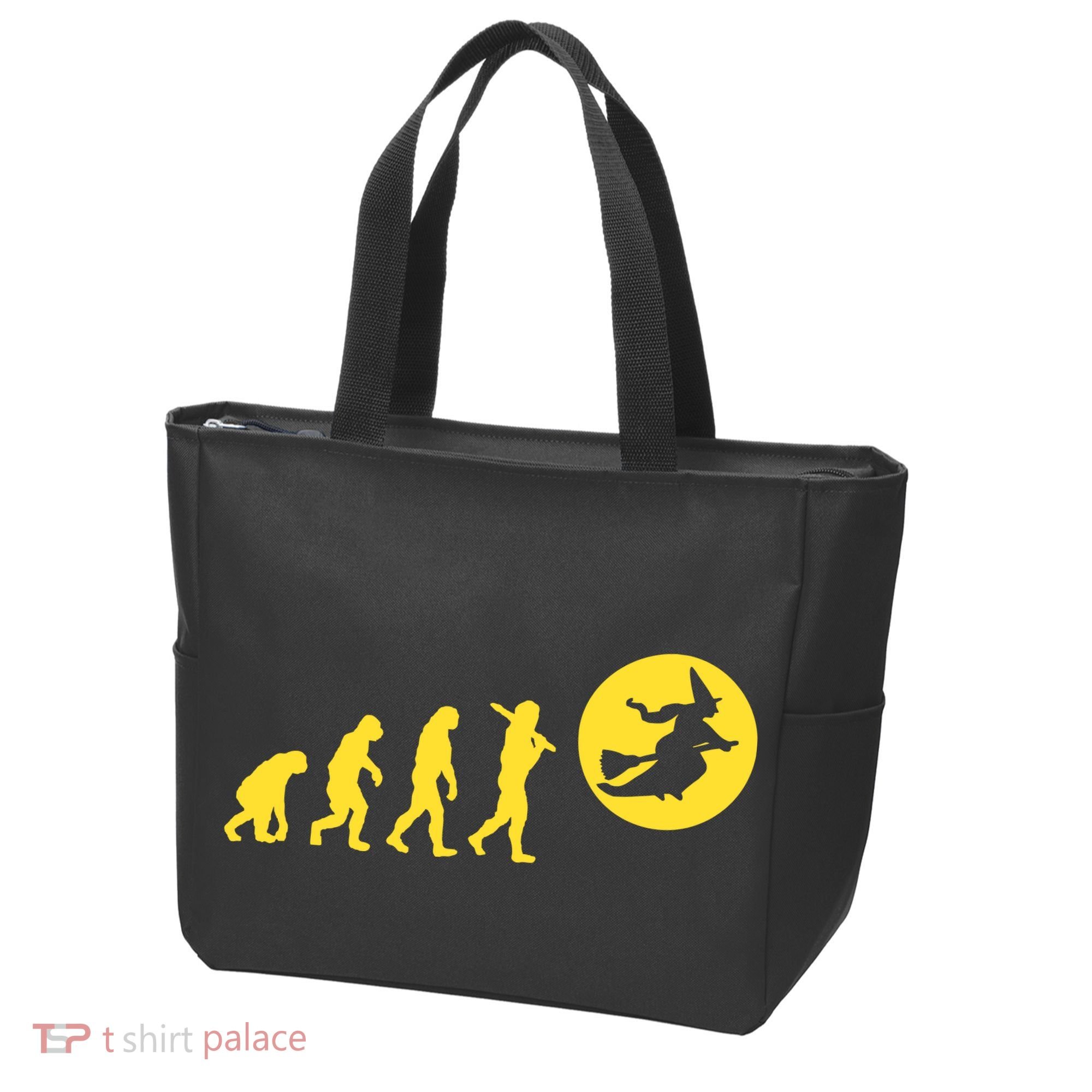 Witch Evolution Funny Halloween Tote Bag